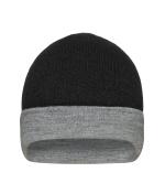 Unisex Reversible Beanie Black/grey-heather 11118