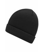 Unisex Knitted Cap Black 7797