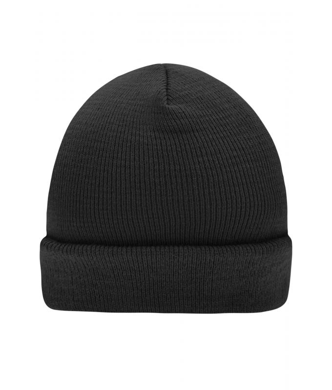 Unisex Knitted Cap Black 7797