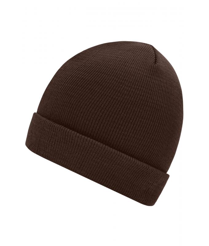 Unisex Knitted Cap Chocolate 7797