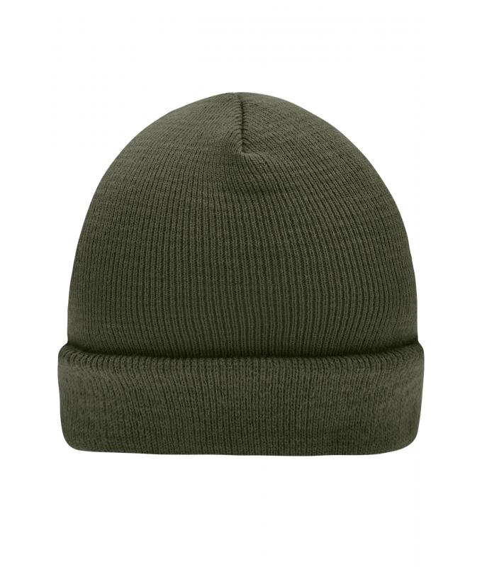 Unisex Knitted Cap Olive 7797