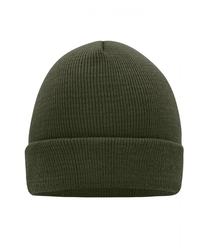 Unisex Knitted Cap Olive 7797