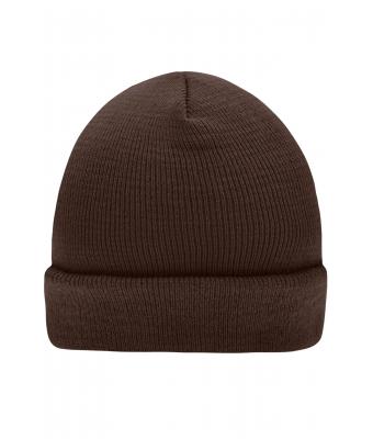 Unisex Knitted Cap Chocolate 7797