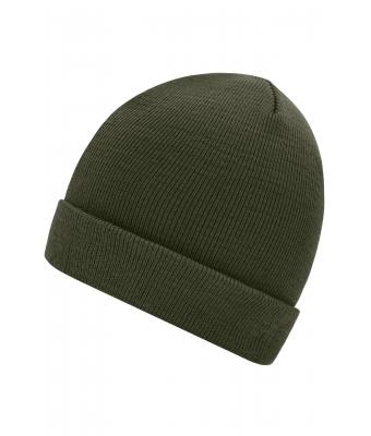 Unisex Knitted Cap Olive 7797