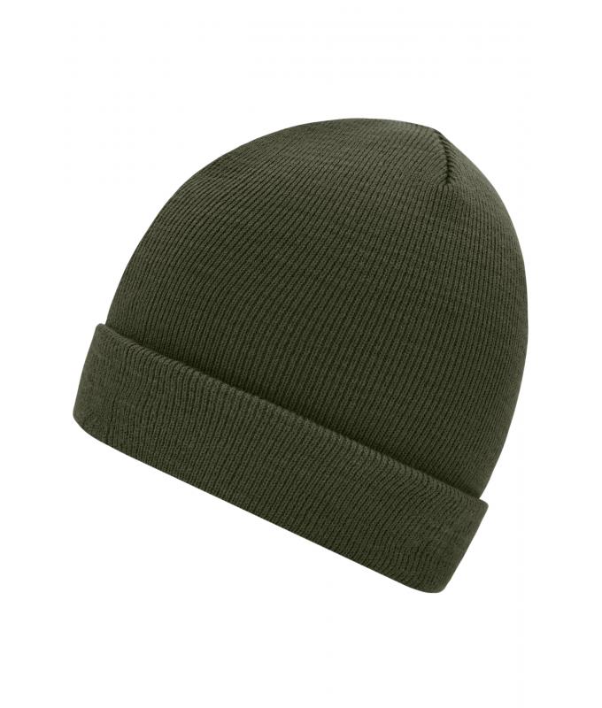 Unisex Knitted Cap Olive 7797