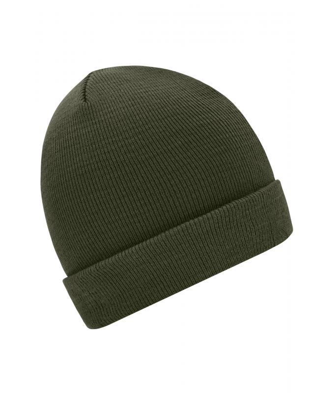Unisex Knitted Cap Olive 7797