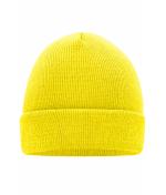 Unisex Knitted Cap Yellow 7797