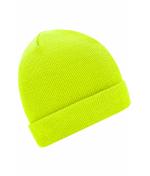 Unisex Knitted Cap Bright-yellow 7797