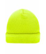 Unisex Knitted Cap Bright-yellow 7797