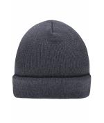 Unisex Knitted Cap Grey-melange 7797