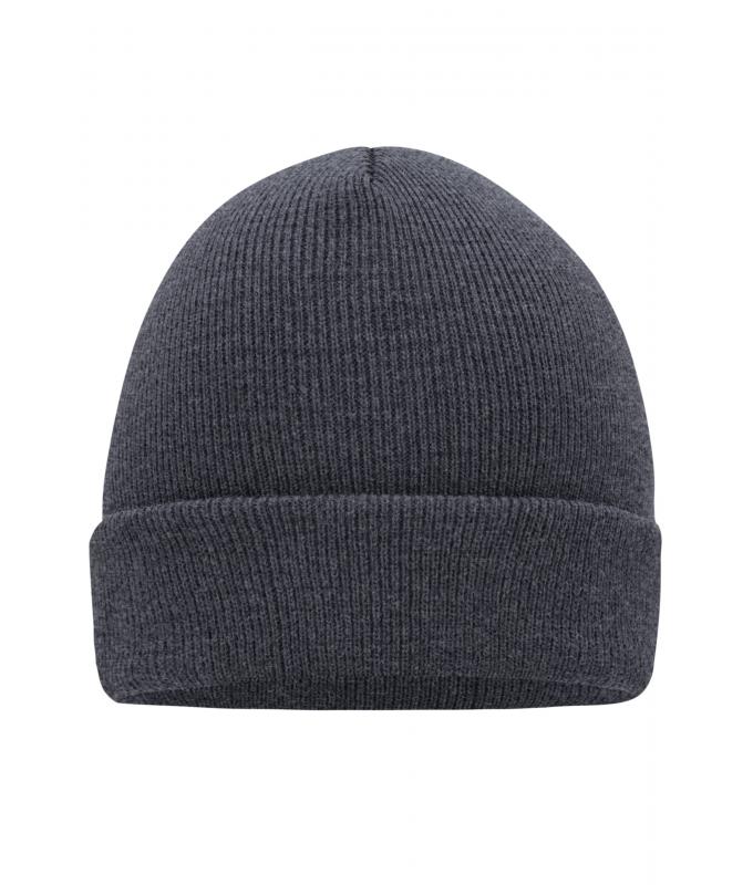 Unisex Knitted Cap Grey-melange 7797