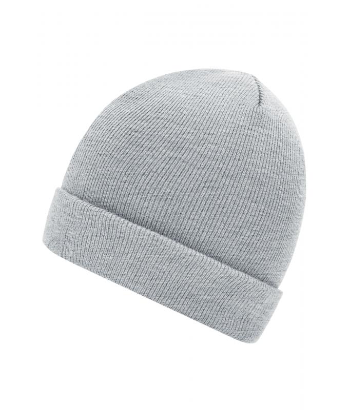 Unisex Knitted Cap Light-grey-melange 7797