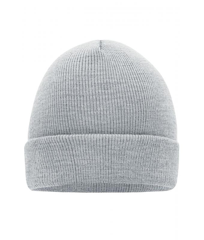 Unisex Knitted Cap Light-grey-melange 7797