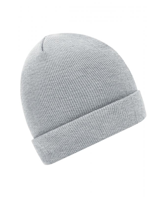 Unisex Knitted Cap Light-grey-melange 7797