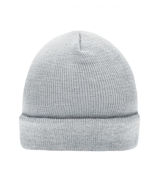 Unisex Knitted Cap Light-grey-melange 7797