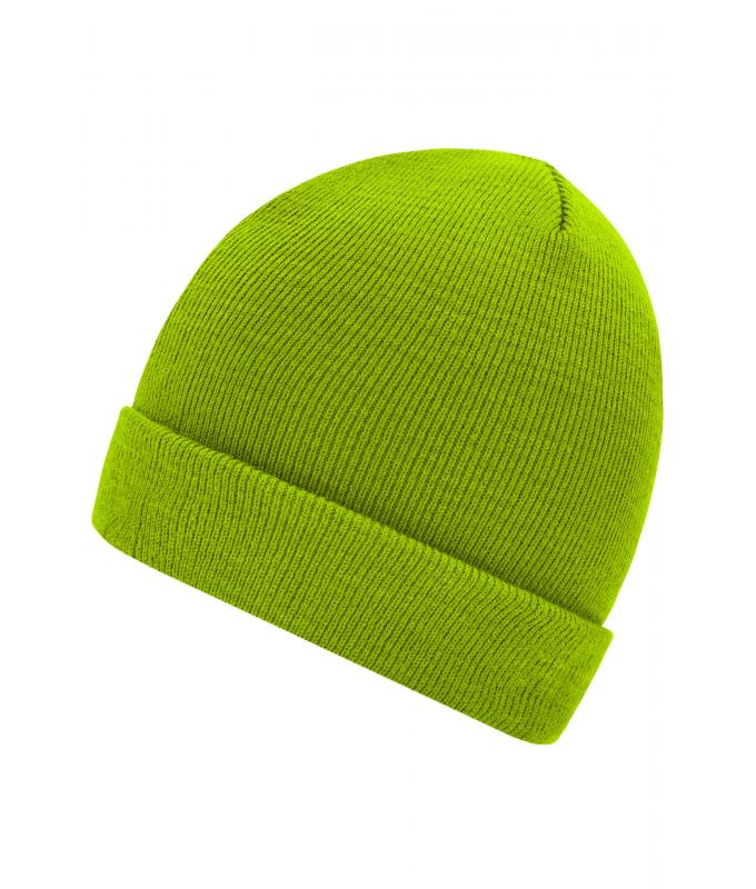 Unisex Knitted Cap Lime-green 7797
