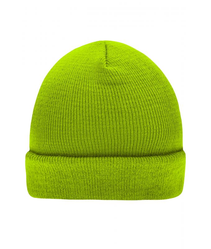 Unisex Knitted Cap Lime-green 7797