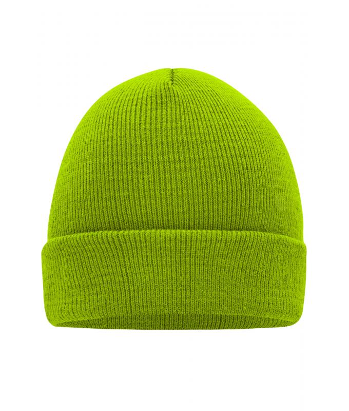 Unisex Knitted Cap Lime-green 7797
