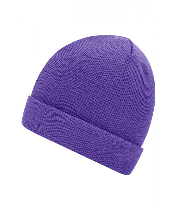 Unisex Knitted Cap Dark-purple 7797