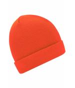 Unisex Knitted Cap Bright-orange 7797