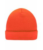 Unisex Knitted Cap Bright-orange 7797