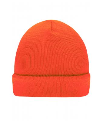 Unisex Knitted Cap Bright-orange 7797