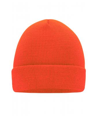 Unisex Knitted Cap Bright-orange 7797