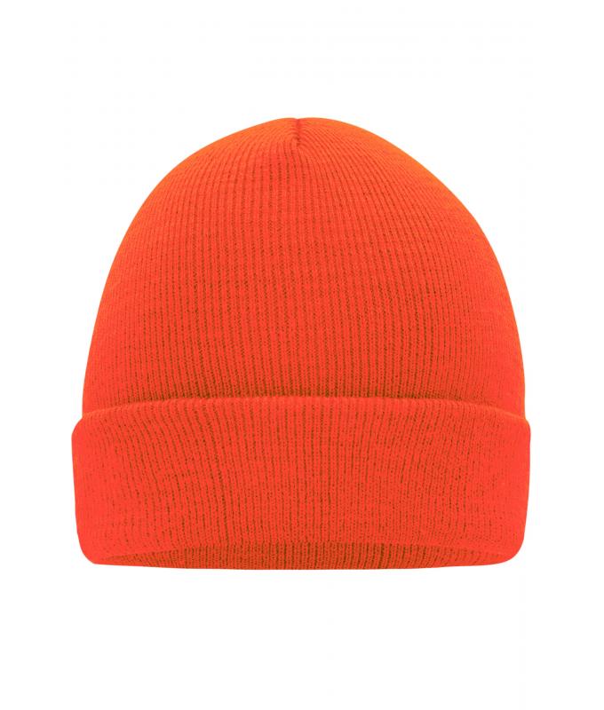 Unisex Knitted Cap Bright-orange 7797