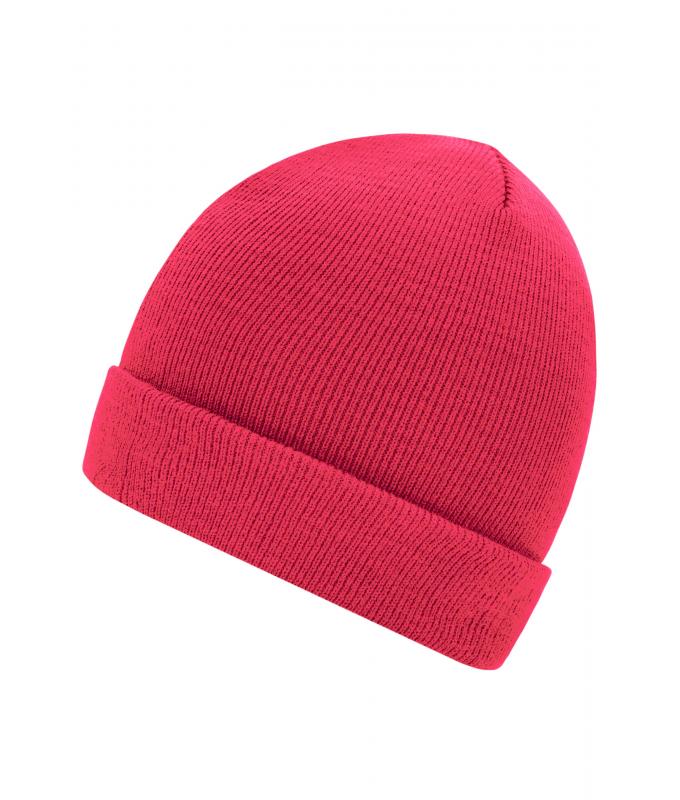 Unisex Knitted Cap Bright-pink 7797