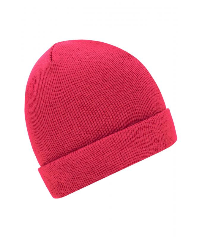 Unisex Knitted Cap Bright-pink 7797