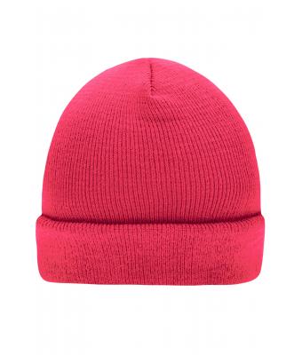 Unisex Knitted Cap Bright-pink 7797