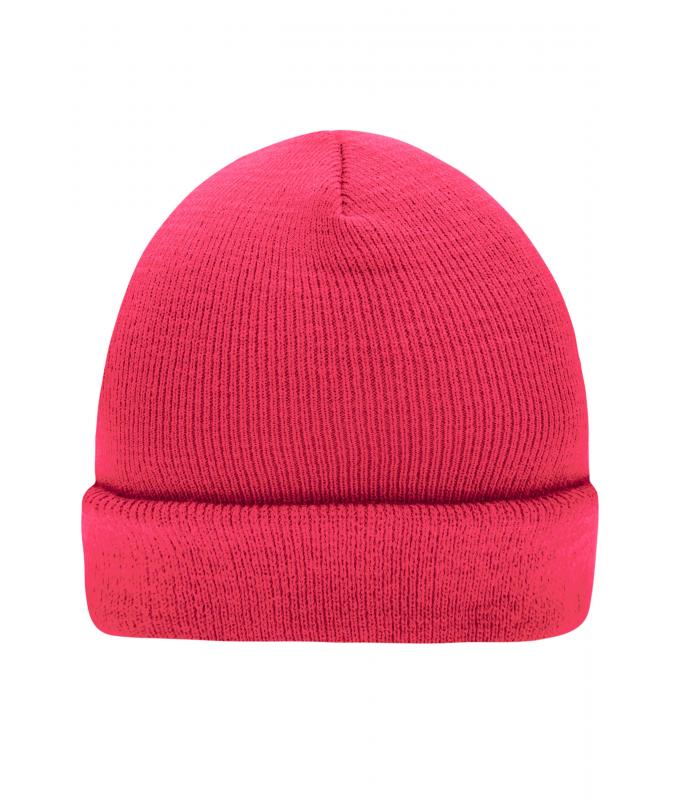 Unisex Knitted Cap Bright-pink 7797