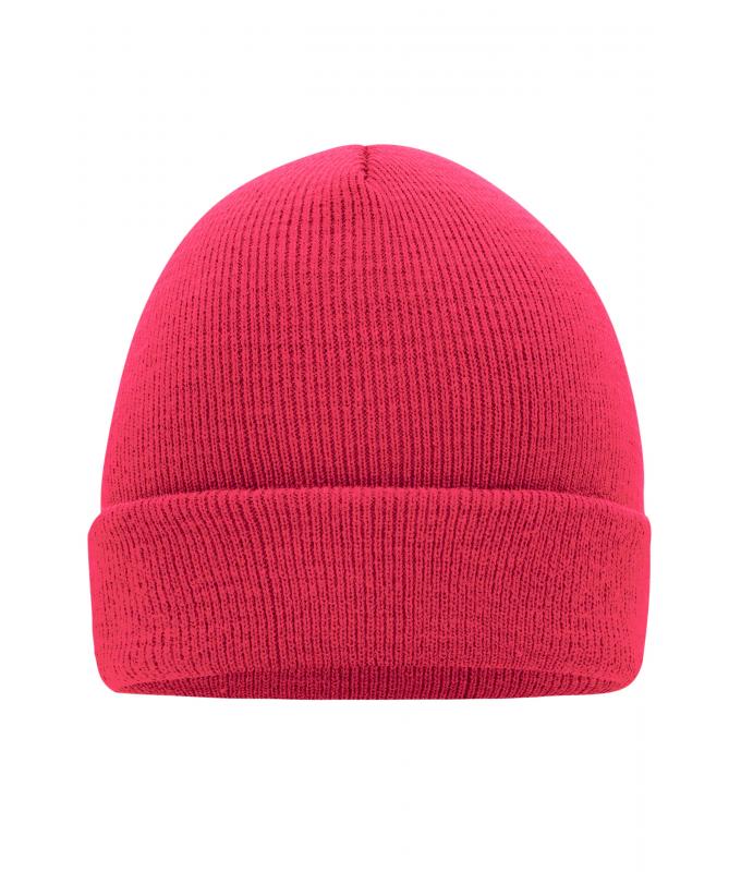 Unisex Knitted Cap Bright-pink 7797