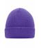 Unisex Knitted Cap Dark-purple 7797