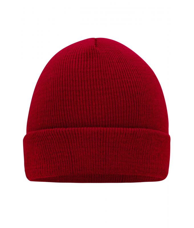 Unisex Knitted Cap Burgundy 7797