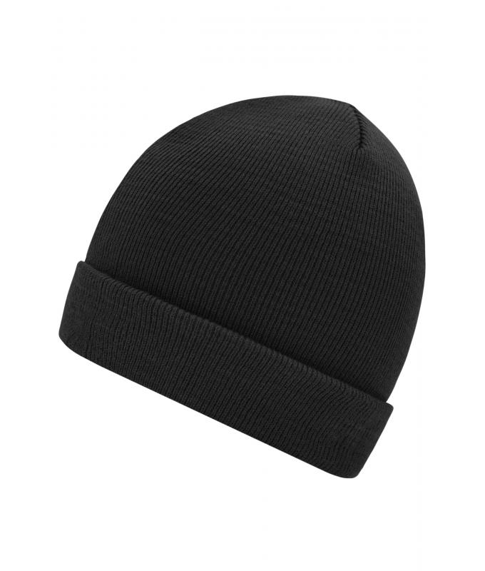 Unisex Knitted Cap Black 7797