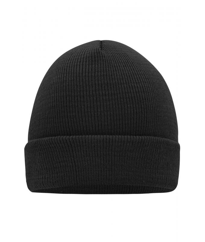 Unisex Knitted Cap Black 7797