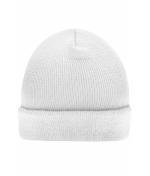 Unisex Knitted Cap White 7797