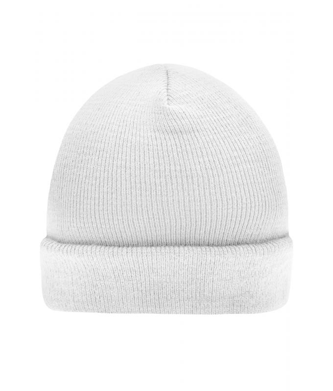 Unisex Knitted Cap White 7797