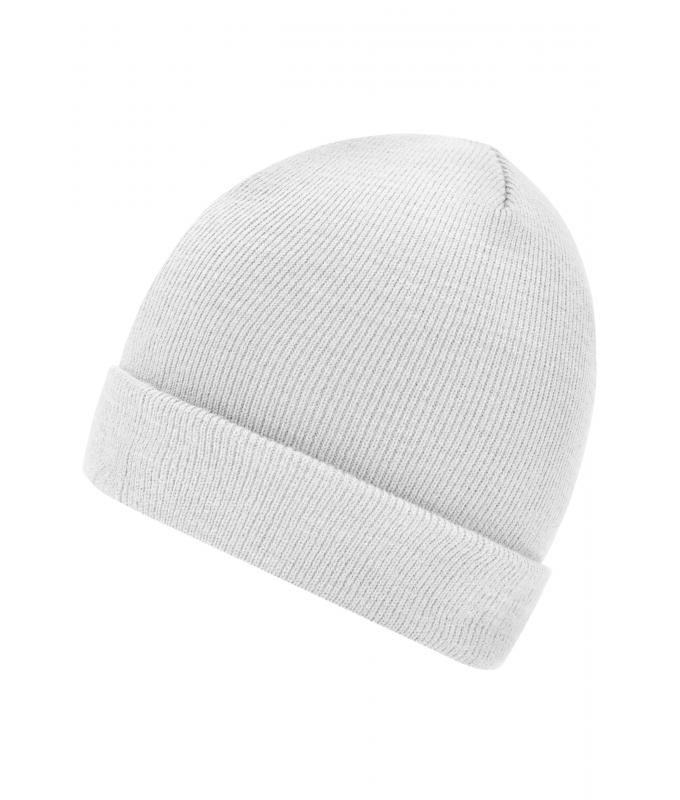 Unisex Knitted Cap White 7797