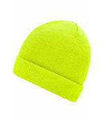 Unisex Knitted Cap Bright-yellow 7797