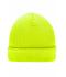 Unisex Knitted Cap Bright-yellow 7797
