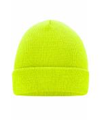 Unisex Knitted Cap Bright-yellow 7797