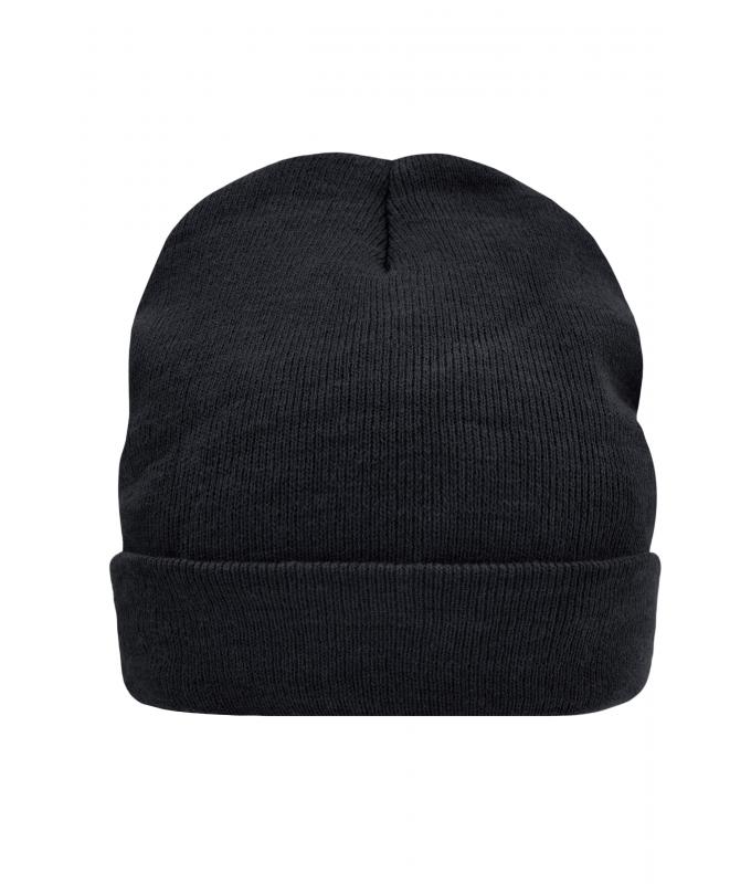 Unisex Knitted Cap Thinsulate™ Black 7806