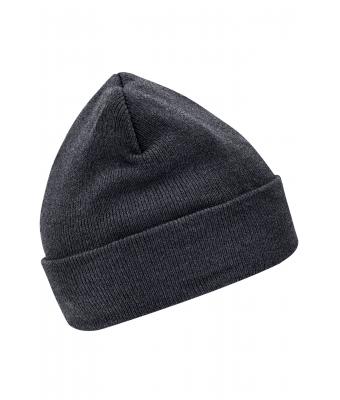 Unisex Knitted Cap Thinsulate™ Dark-grey-melange 7806