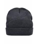 Unisex Knitted Cap Thinsulate™ Dark-grey-melange 7806
