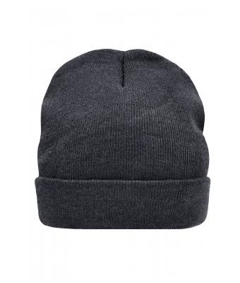 Unisex Knitted Cap Thinsulate™ Dark-grey-melange 7806