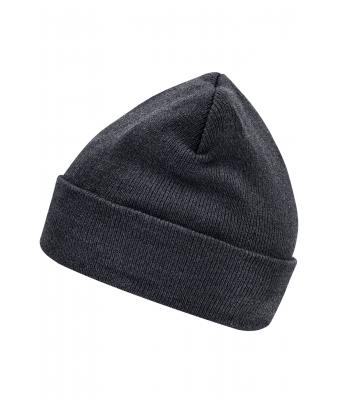Unisex Knitted Cap Thinsulate™ Dark-grey-melange 7806