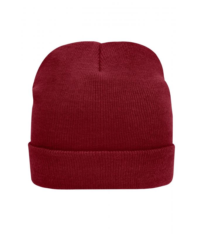 Unisex Knitted Cap Thinsulate™ Burgundy 7806