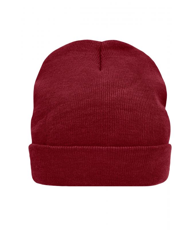 Unisex Knitted Cap Thinsulate™ Burgundy 7806